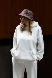 CREAM OVERSIZED HOODIE HICHIC Moodie 