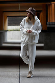 CREAM OVERSIZED HOODIE HICHIC Moodie 