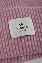 LADIES PINK CASHMERE HAT HICHIC LuxeKnit