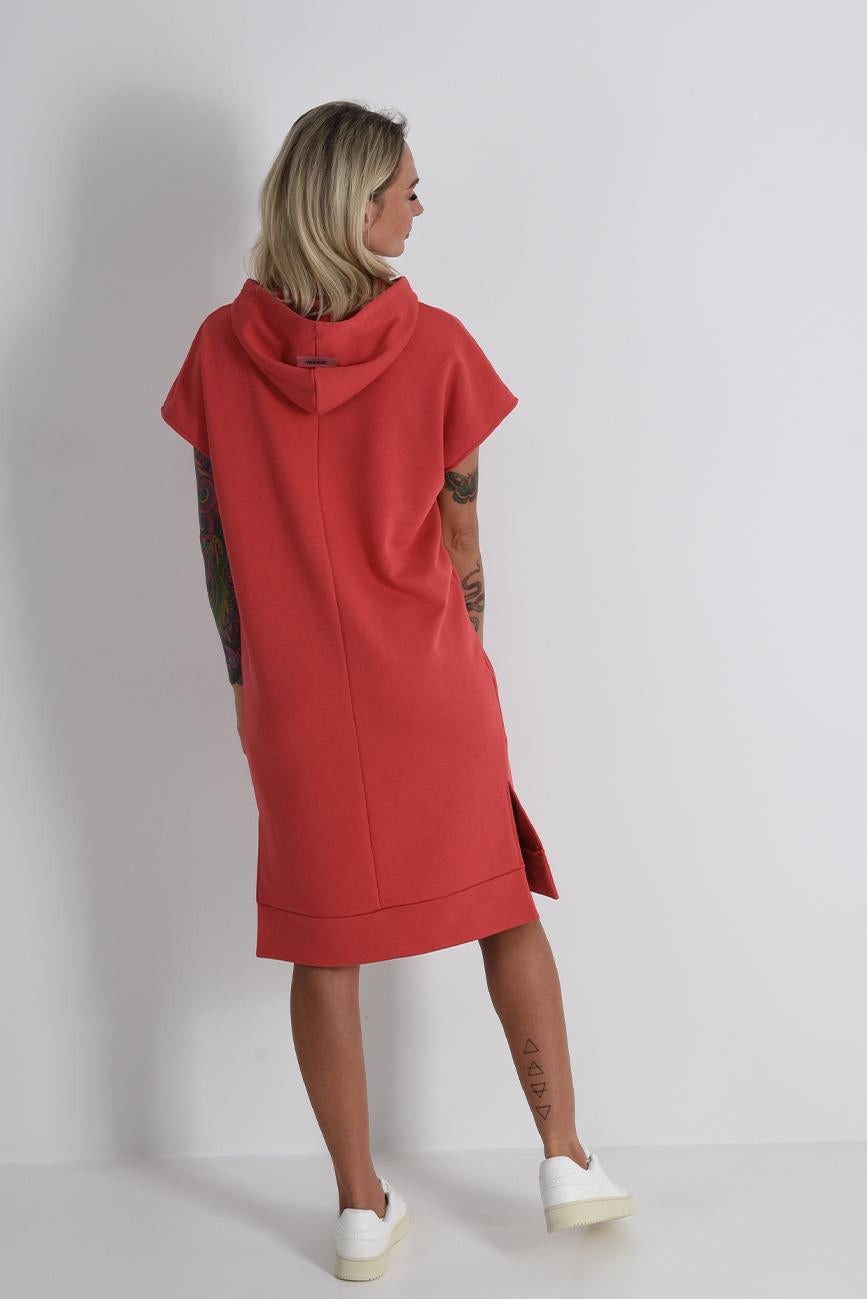 LONG SWEATSHIRT DRESS CRANBERRY HICHIC Kylie long