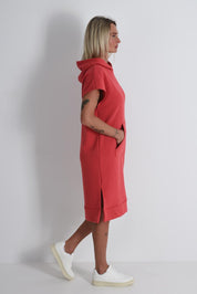 LONG SWEATSHIRT DRESS CRANBERRY HICHIC Kylie long