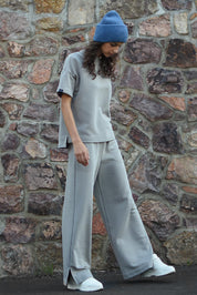 ŠIROKÉ TEPLÁKY ŠEDÉ HICHIC BeGandalf Pants