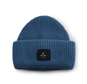 MODRÁ ZIMNÍ ČEPICE BEANIE HICHIC LuxeKnit