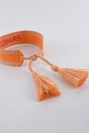 ORANGE KNITTED BRACELET HICHIC Family