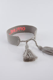 GRAY KNITTED BRACELET OFFLINE Hichic