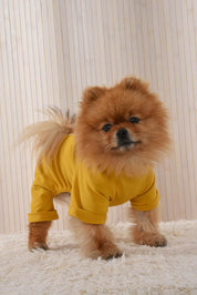 DOG OUTFIT HICHIC DOGoverall yellow