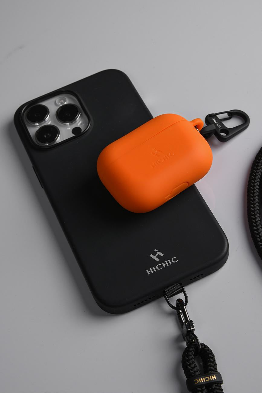 ORANŽOVÝ OBAL NA AIRPODS PRO HICHIC AirFuska