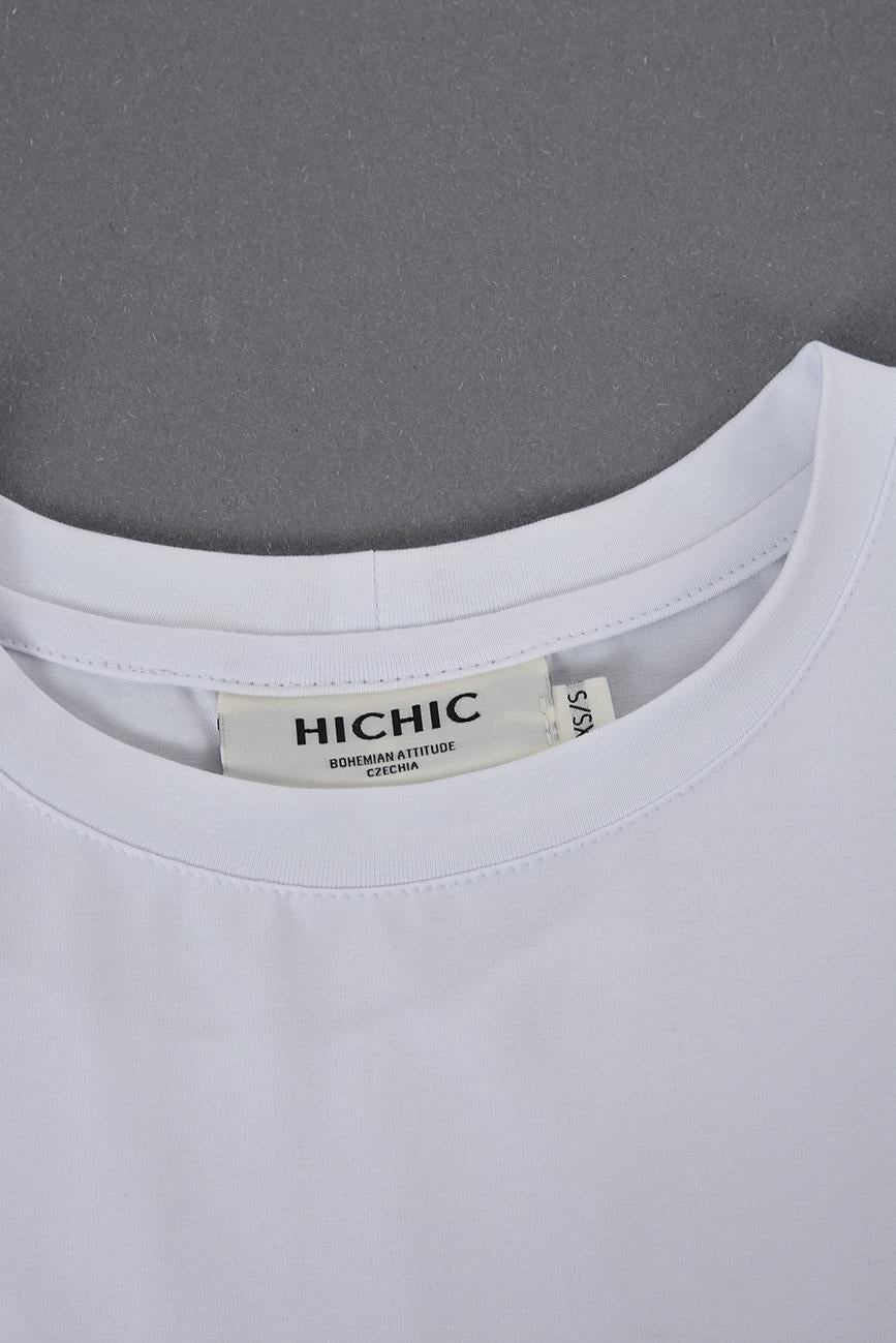 BÍLÉ OVERSIZED TRIČKO HICHIC First