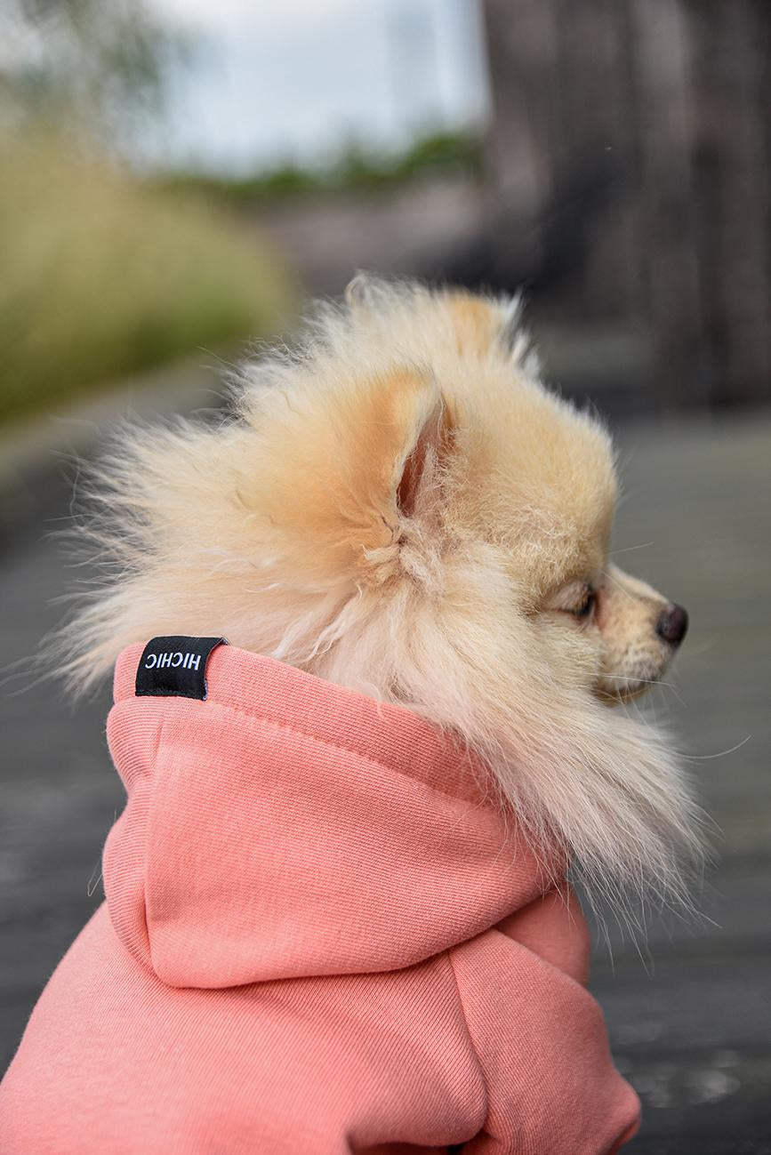 PEACH PINK MIKINA PRO PSA HICHIC Doggie