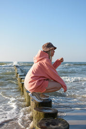 PEACH PINK OVERSIZED SWEATSHIRT HICHIC Moodie