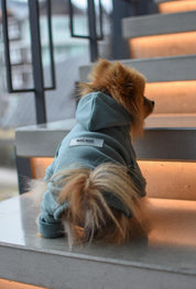 GREEN HOODED DOG OVERALL Hoodie DOGoverall