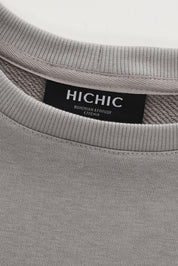 ŠEDÉ MIKINOVÉ TRIČKO HICHIC First Heavy