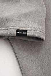 ŠEDÉ MIKINOVÉ TRIČKO HICHIC First Heavy