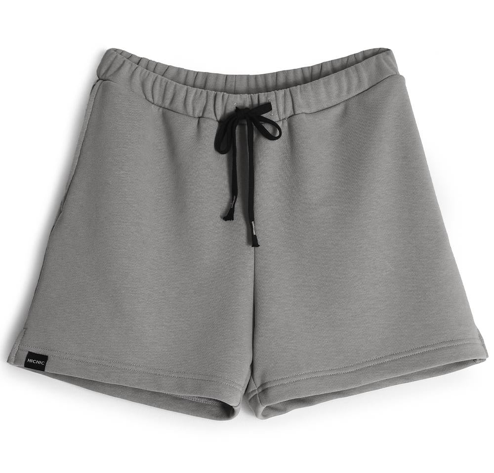 ŠEDÉ TEPLÁKOVÉ KRAŤASY HICHIC SweetShorts