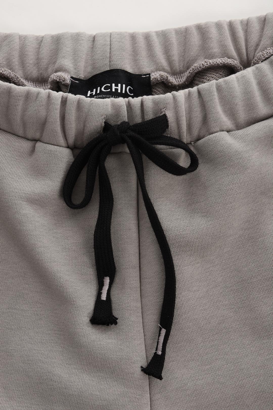 ŠEDÉ TEPLÁKOVÉ KRAŤASY HICHIC SweetShorts