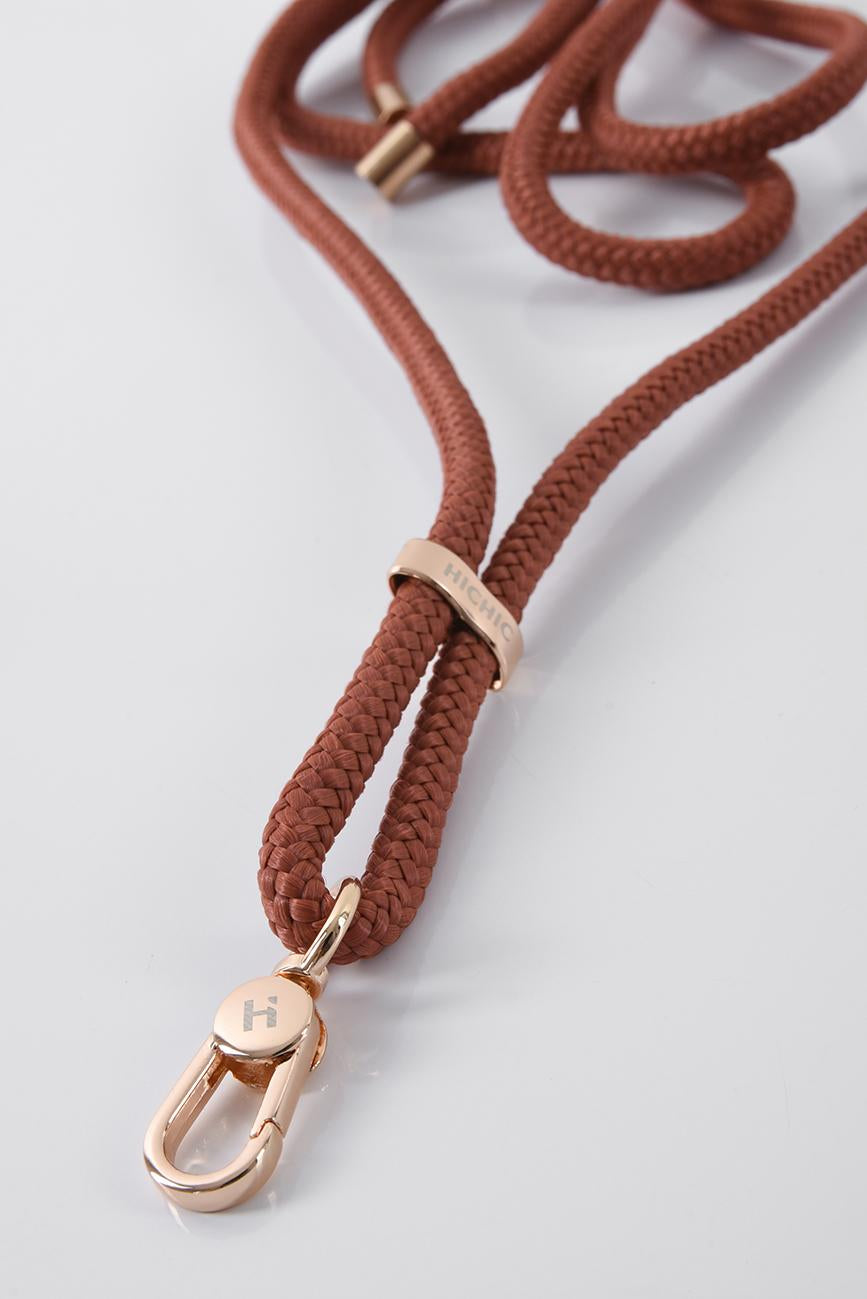 NECK LANYARD WITH CARABINER HICHIC UniŠpagát BrickGold