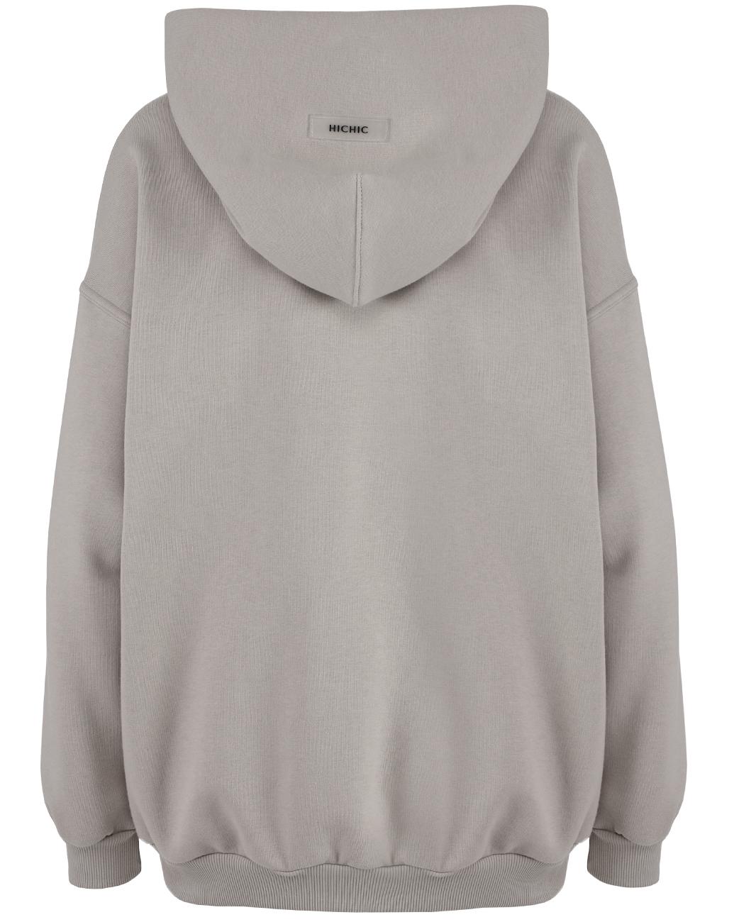 BEIGE OVERSIZED SWEATSHIRT HICHIC Moodie