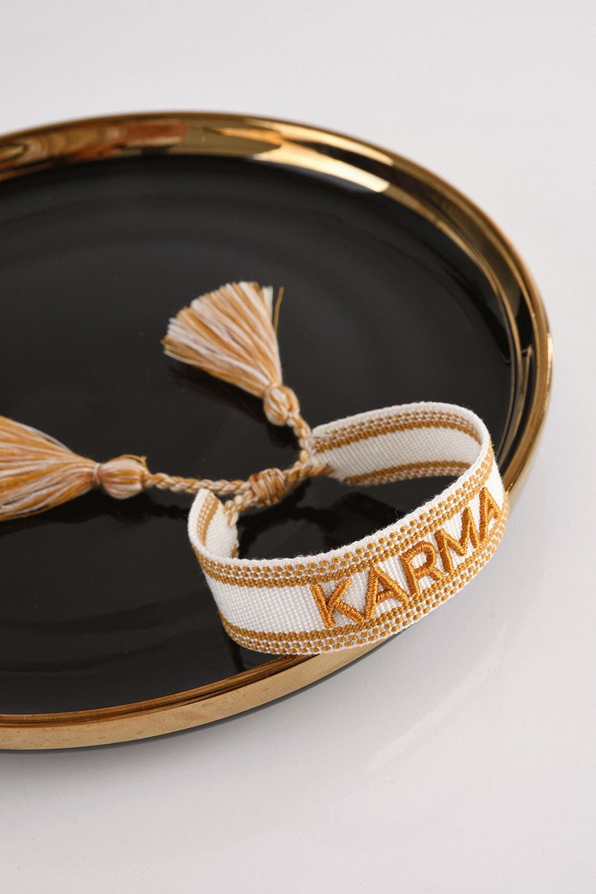 HICHIC Karma WHITE KNITTED BRACELET