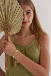 HICHIC Karma WHITE KNITTED BRACELET