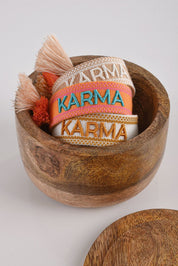 HICHIC Karma WHITE KNITTED BRACELET