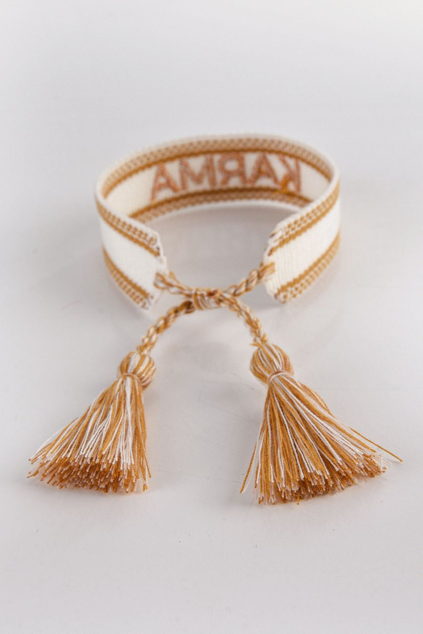 HICHIC Karma WHITE KNITTED BRACELET