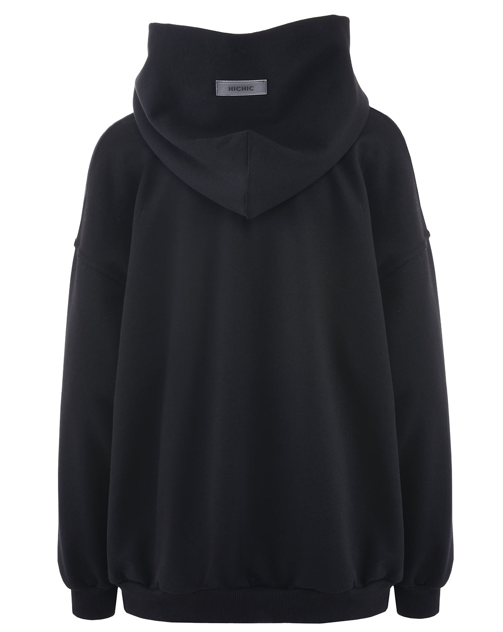 BLACK OVERSIZED SWEATSHIRT HICHIC Moodie 