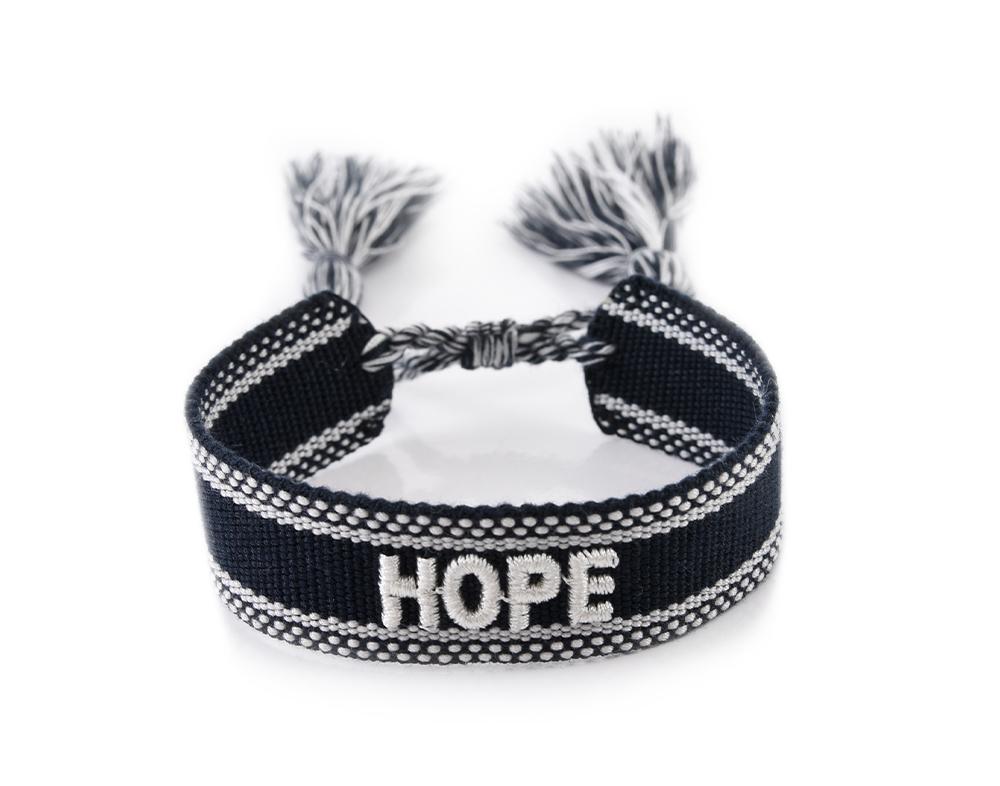 ČERNÝ PLETENÝ NÁRAMEK HICHIC Hope