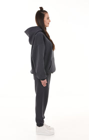OVERSIZED TEPLÁKY ANTRACITOVÉ HICHIC SweetPants