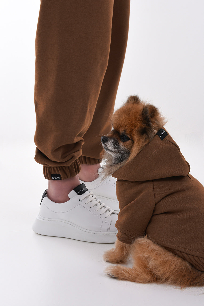 DOG SWEATSHIRT BROWN HICHIC Doggie