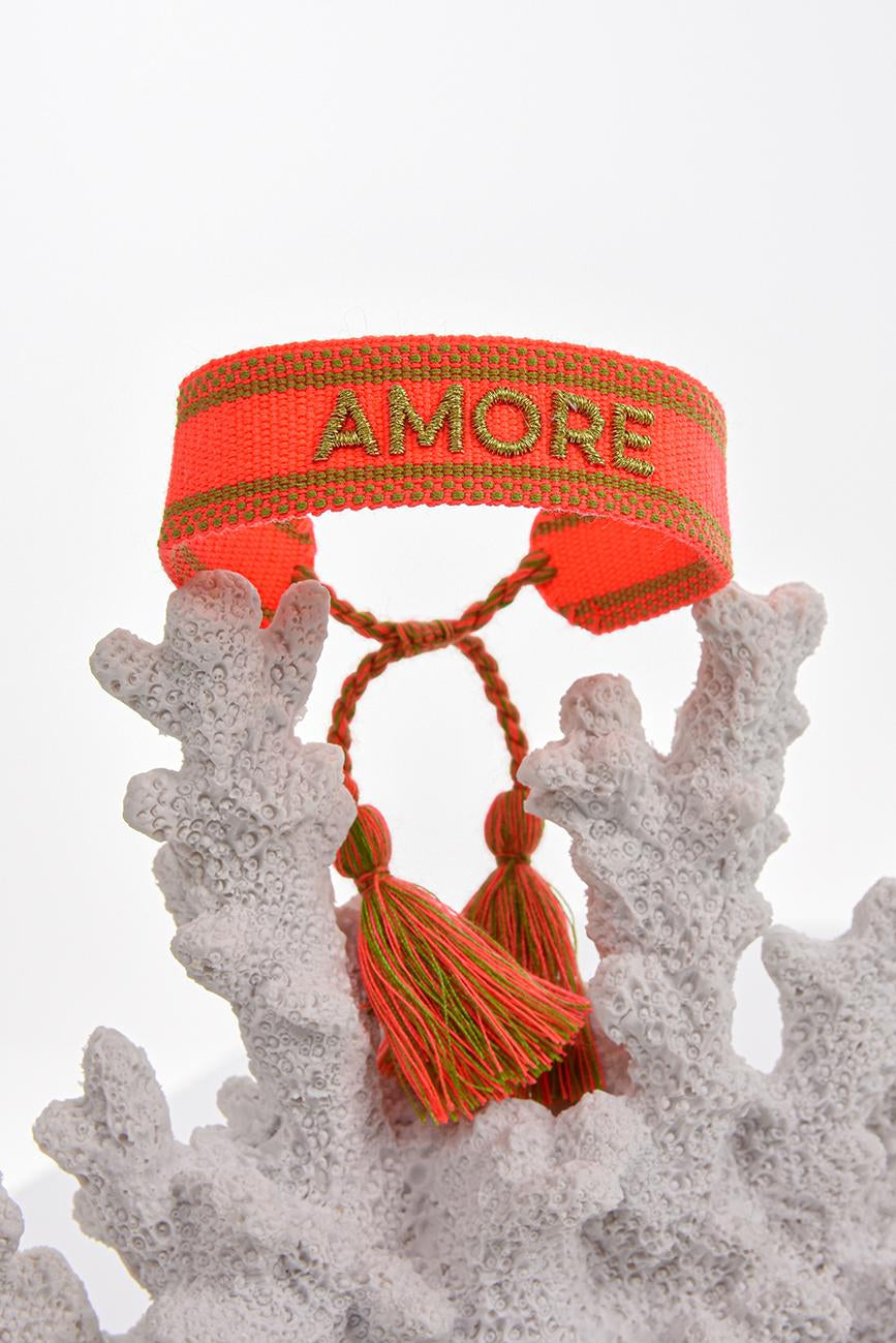 CORAL KNITTED BRACELET HICHIC Amore 