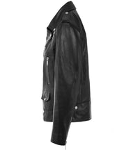MEN'S LEATHER JACKET HICHIC MAXIM Silver