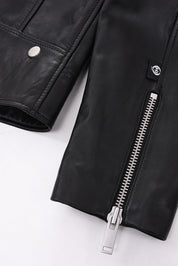 MEN'S LEATHER JACKET HICHIC MAXIM Silver