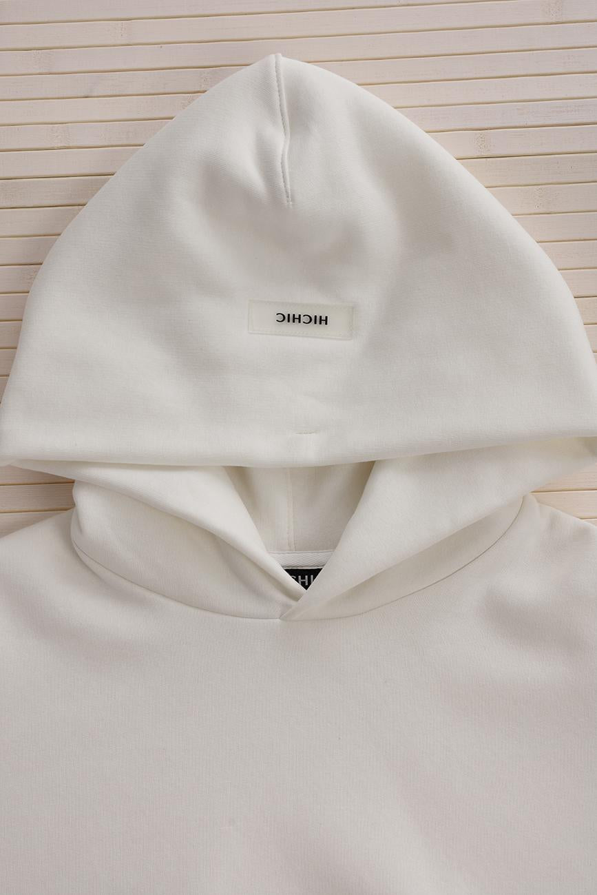 CREAM OVERSIZED HOODIE HICHIC Moodie 