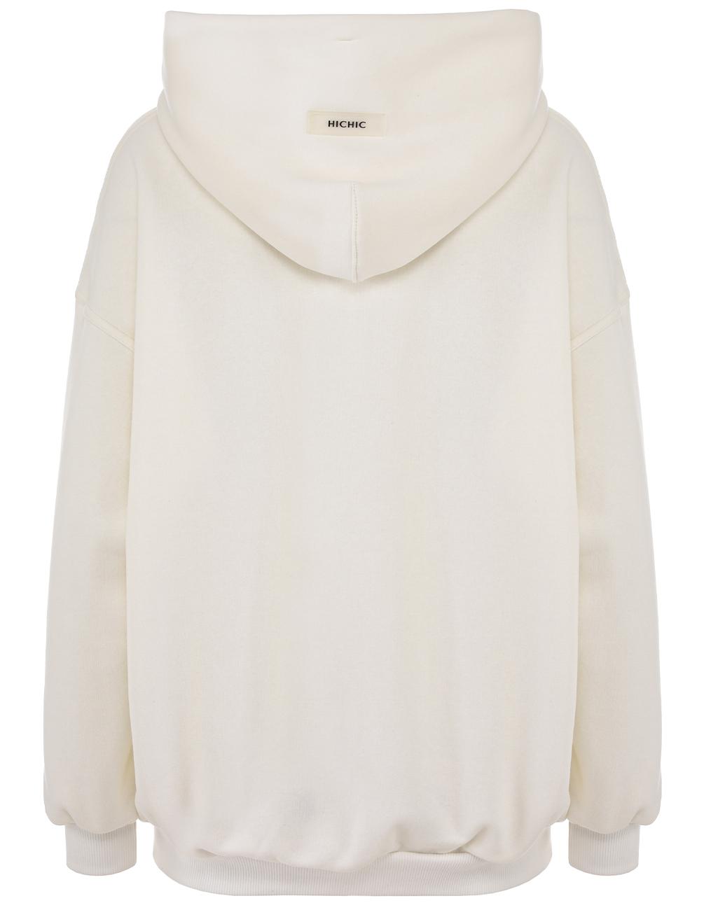 CREAM OVERSIZED HOODIE HICHIC Moodie 