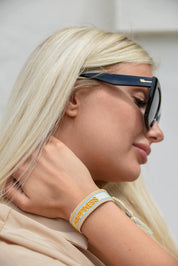 CREAM BRACELET HICHIC Love Peace Happiness 