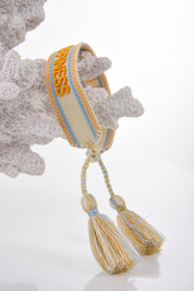 CREAM BRACELET HICHIC Love Peace Happiness 