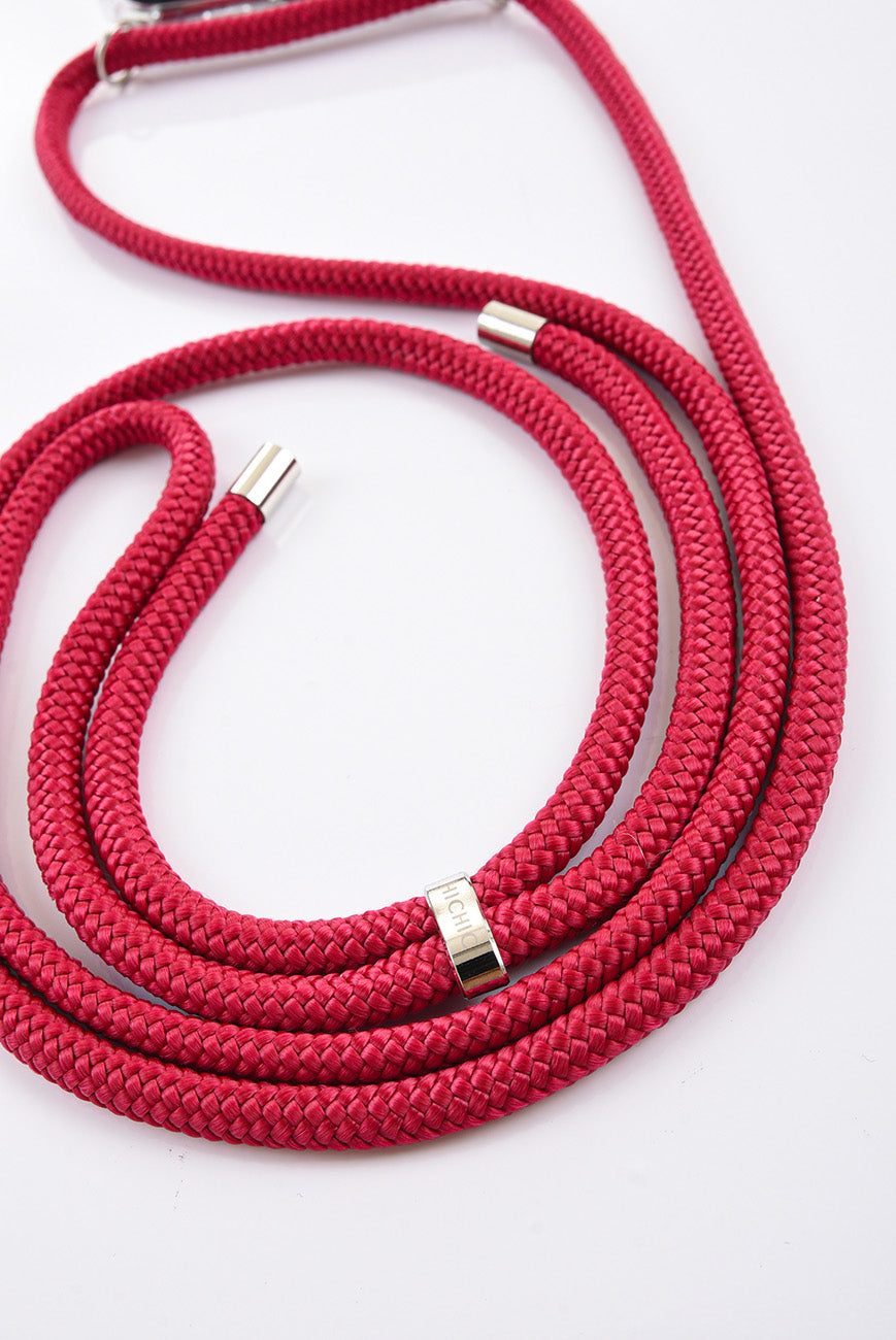 NECK / CROSSBODY PHONE CASE red HICHIC