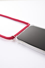 NECK / CROSSBODY PHONE CASE red HICHIC