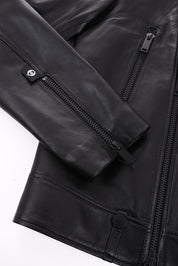 PÁNSKÁ KOŽENÁ BUNDA HICHIC MAXIM Allblack