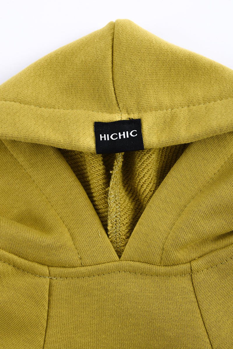 SWEATSHIRT FOR DOGS GOLDEN OLIVE HICHIC Doggie