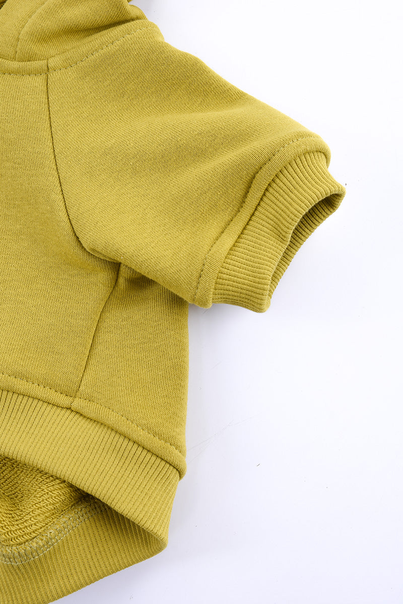 SWEATSHIRT FOR DOGS GOLDEN OLIVE HICHIC Doggie