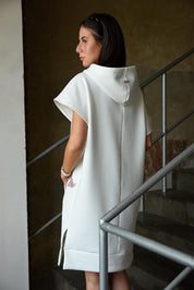 CREAM HOODIE DRESS HICHIC Kylie