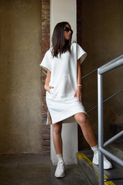CREAM HOODIE DRESS HICHIC Kylie