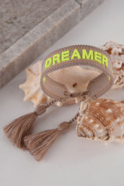 BROWN KNITTED BRACELET HICHIC Dreamer 