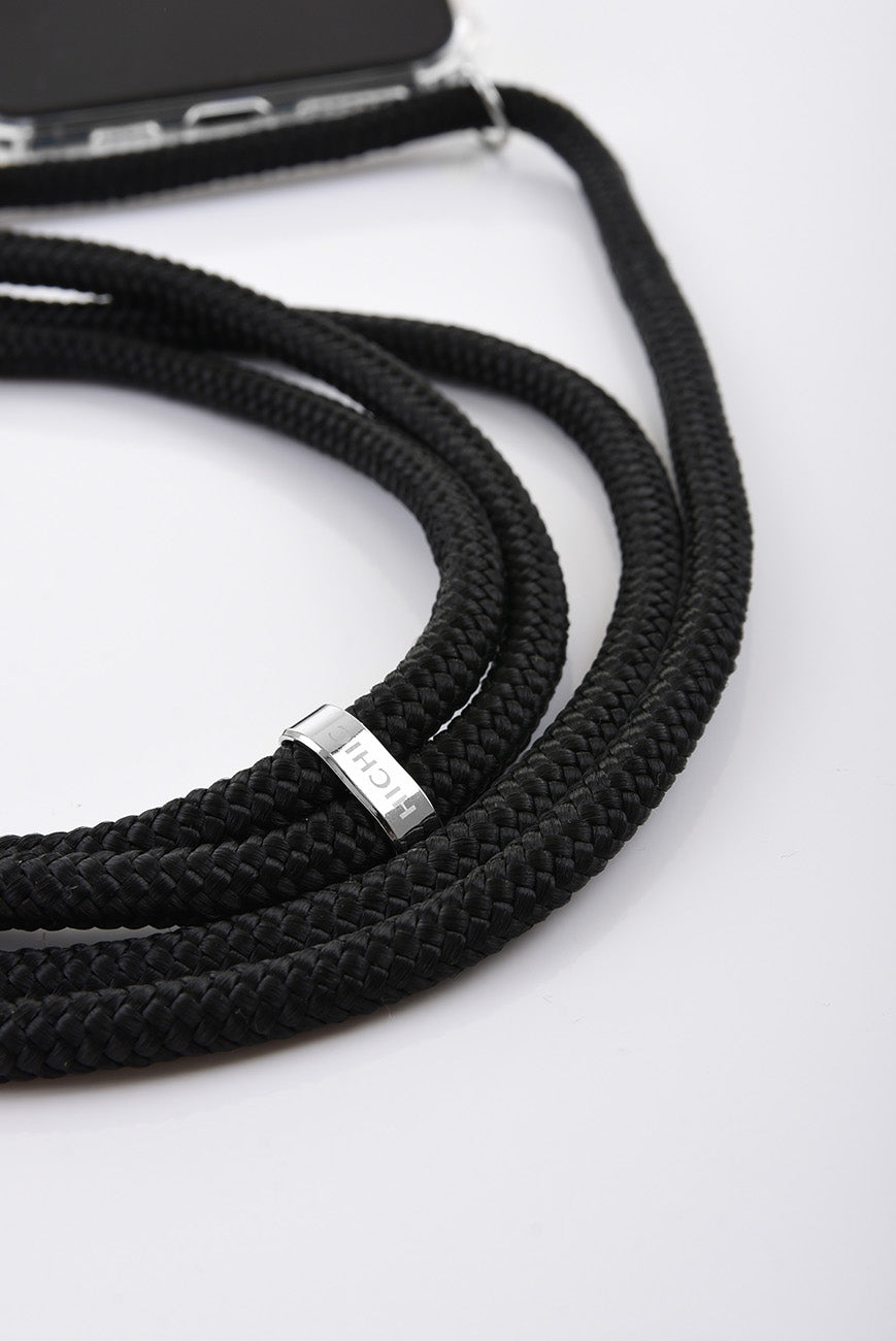 NECK/CROSSBODY MOBILE CASE black HICHIC