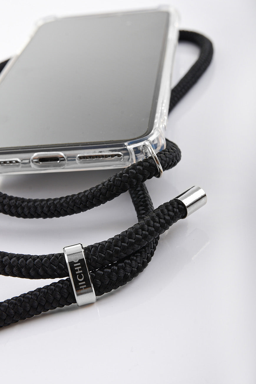 NECK/CROSSBODY MOBILE CASE black HICHIC