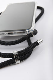 NECK/CROSSBODY MOBILE CASE black HICHIC