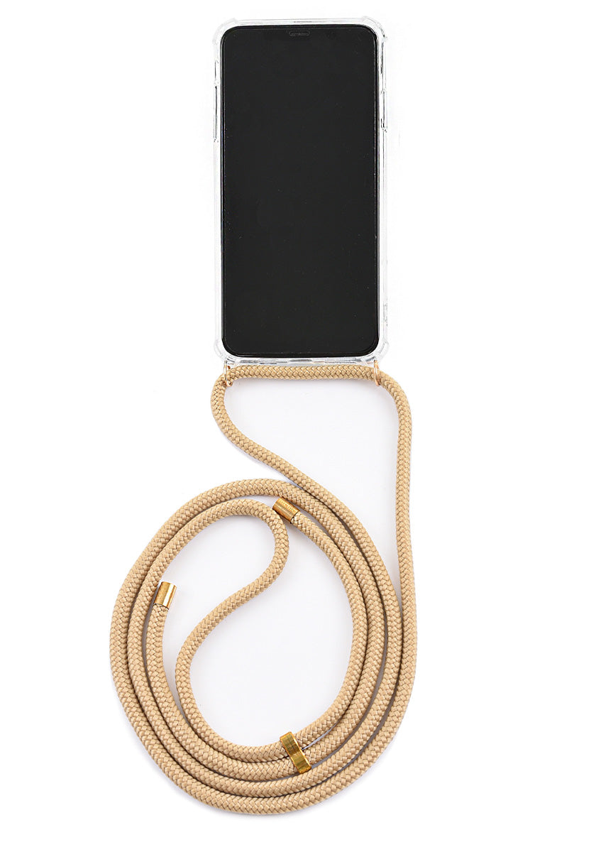 OBAL NA TELEFON NA KRK / CROSSBODY béžový HICHIC