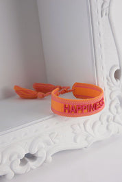 HICHIC Happiness ORANGE KNITTED BRACELET