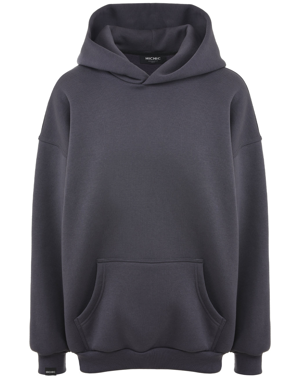 OVERSIZED MIKINA S KAPUCÍ ANTRACIT HICHIC Moodie